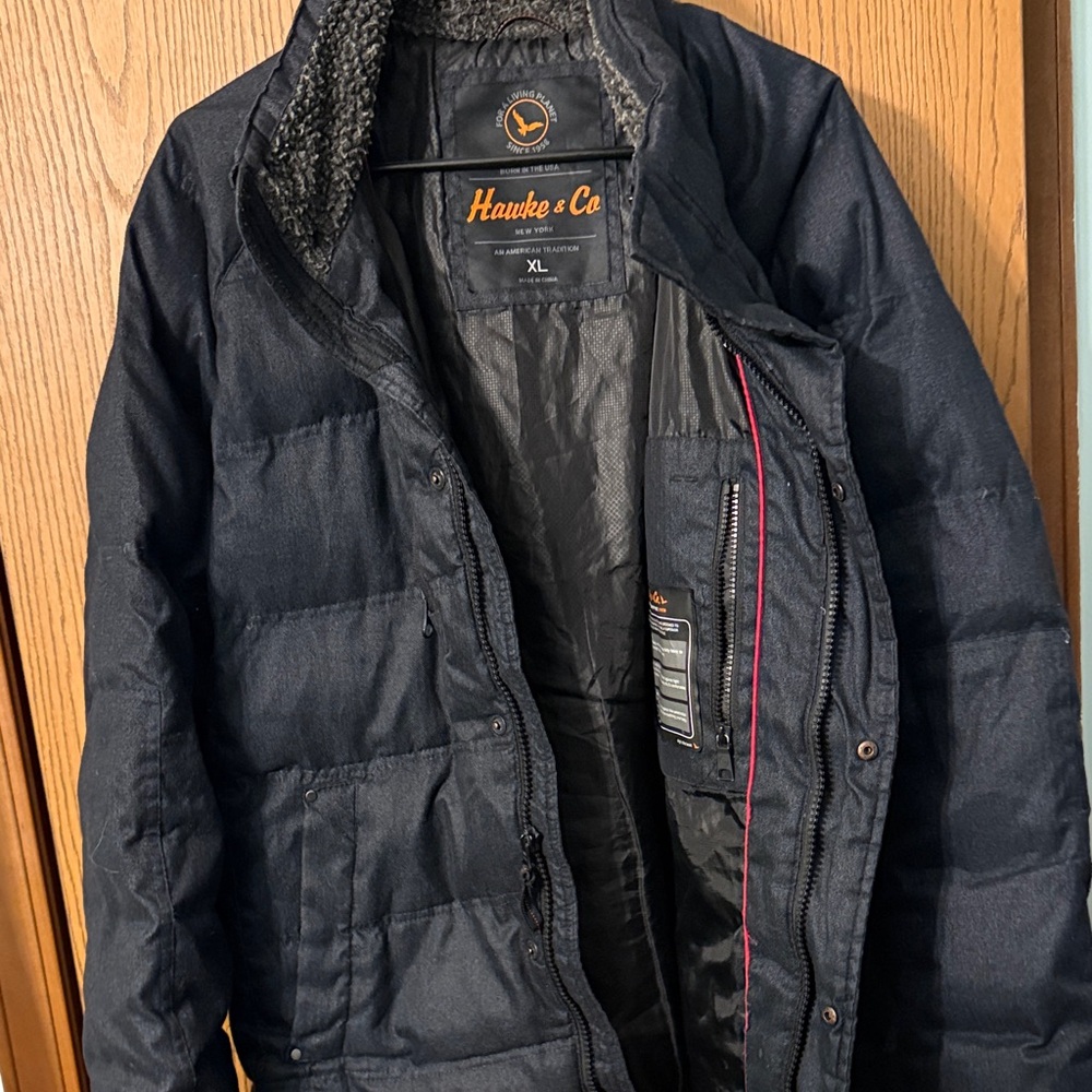 Hawke & Co Men's Dark Gray Puffer Jacket